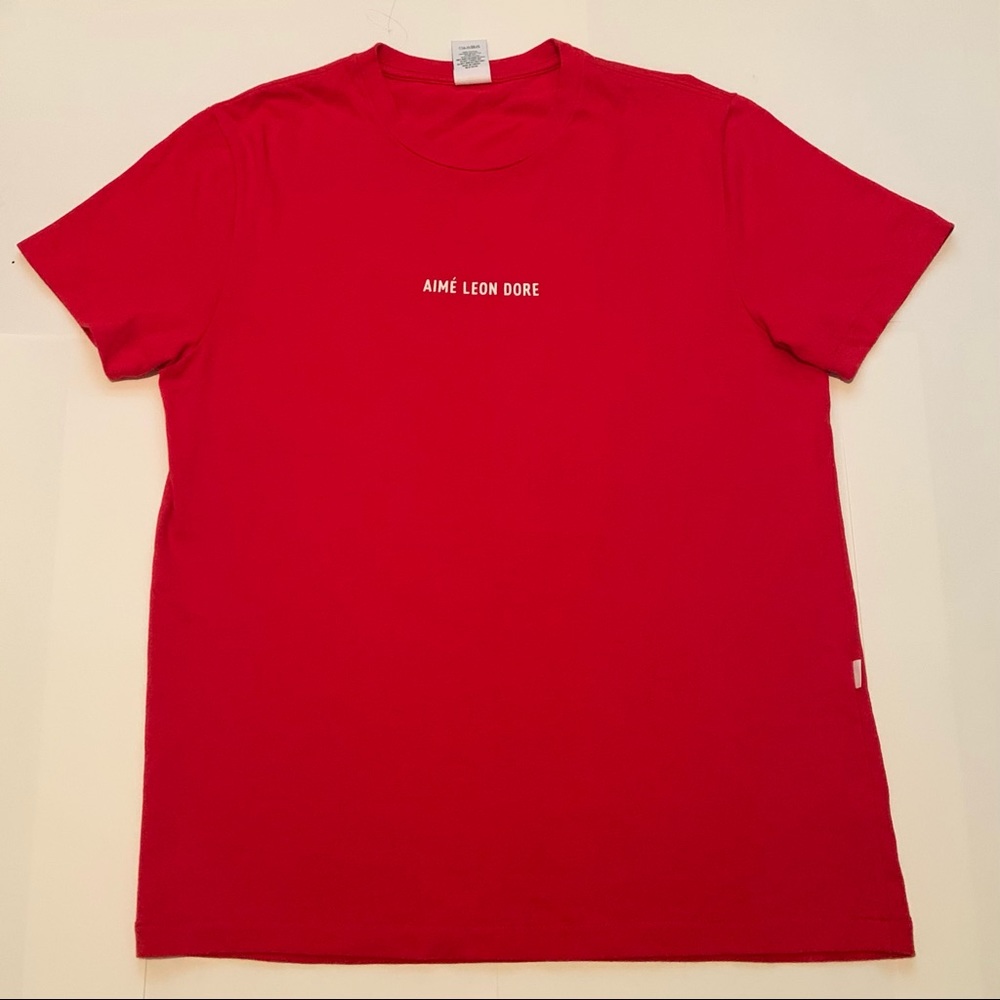 Aime Leon Dore red t-shirt